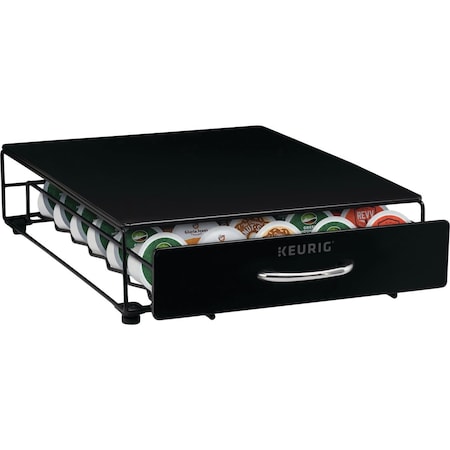 Keurig 11.25 In. x 4.25 In. x 14.8 In. Black Metal Under Brewer Storage Drawer 5000199369